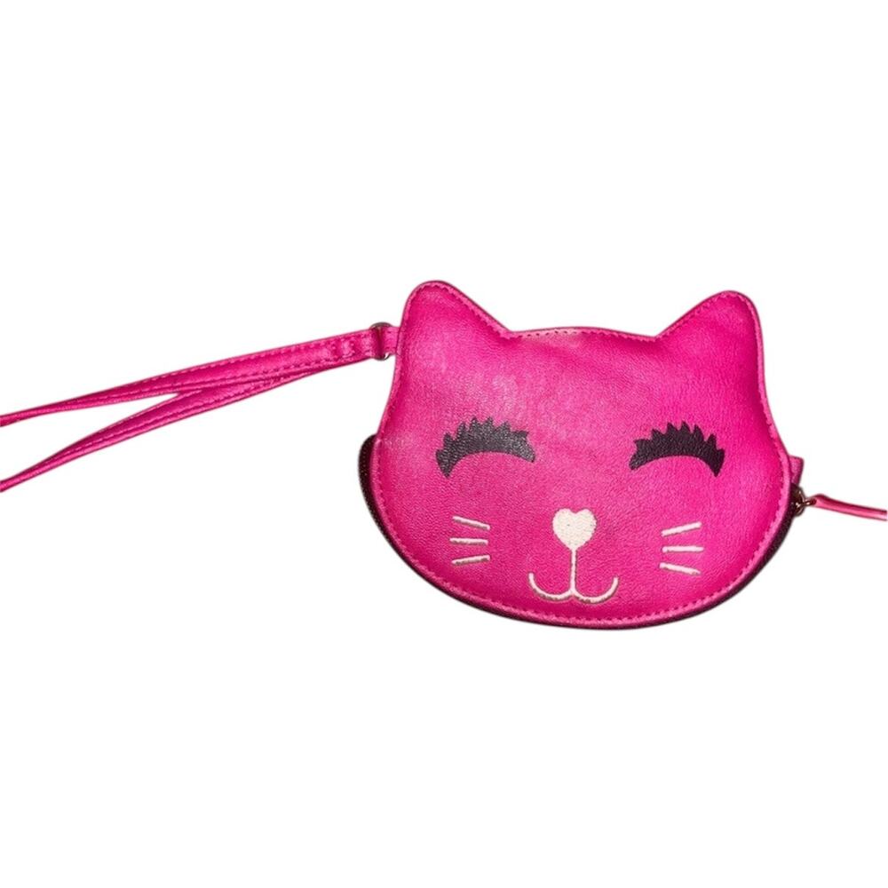 Betsey Johnson Pink Cat-Shaped Wristlet